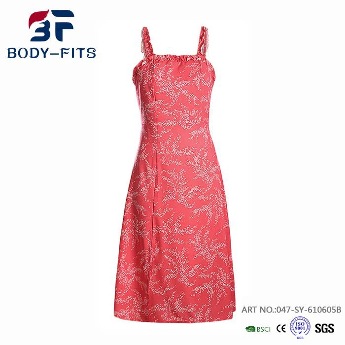 pink womens sleeveless slim sweet dress